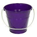 Italia ITALIA 10453 4.3 x 4.3 In. Purple Metal Bucket - 6 Pack 10453